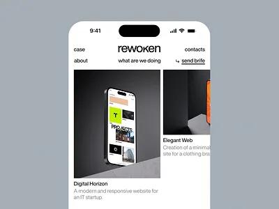 🔥 Introducing a new design concept for my future digital studio agency design layout ui web design