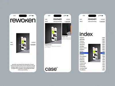 🔥 Introducing a new design concept for my future digital studio agency design layout ui web design