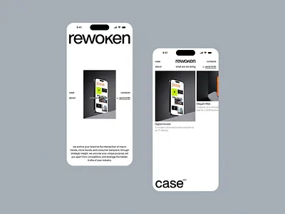 🔥 Introducing a new design concept for my future digital studio agency design layout ui web design