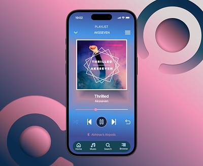 Music player accessibility daily ui dailychallange designthinking digitaldesign figma ui uiux