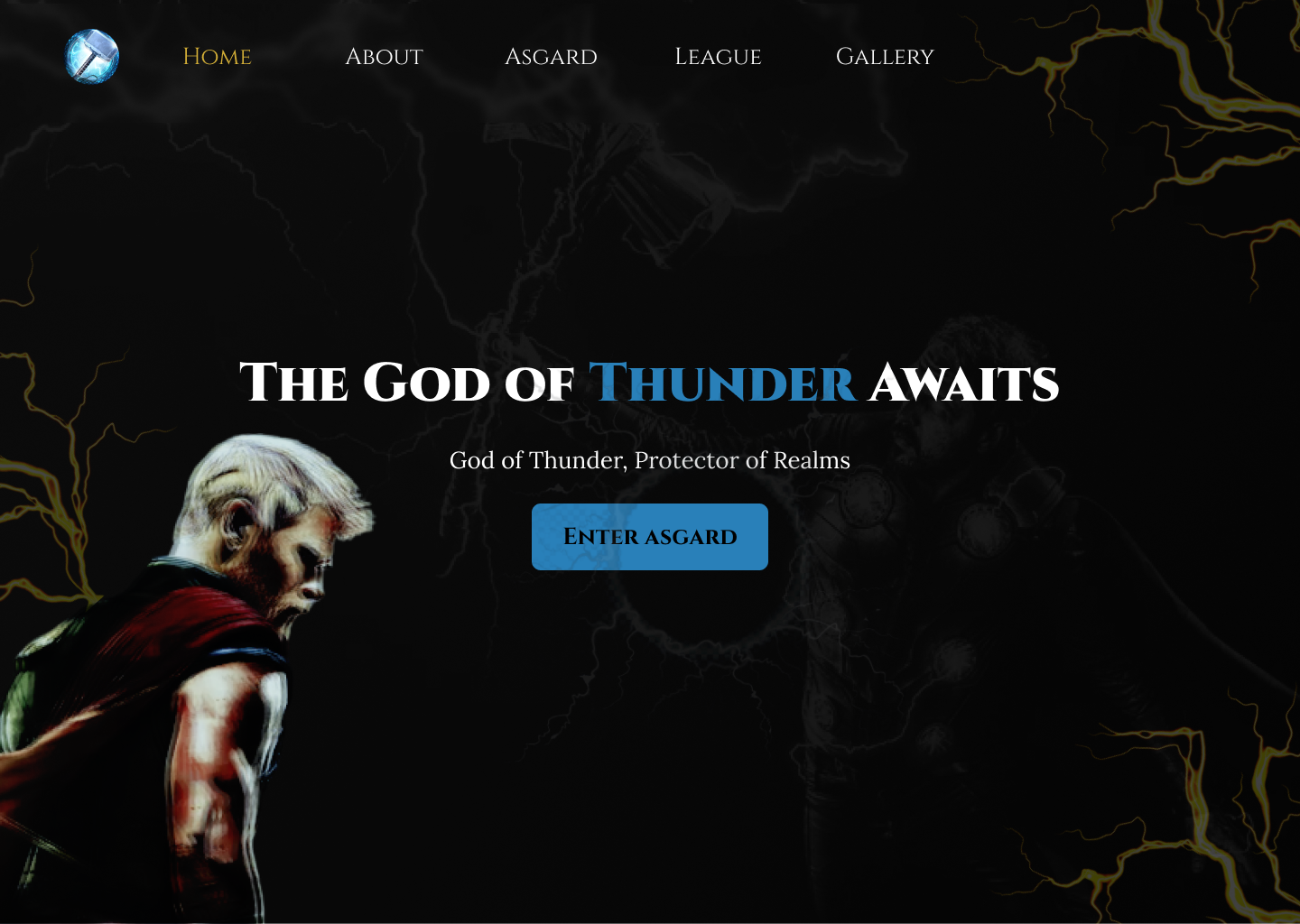 Example of Unique UI Landing Pages For Merchandise