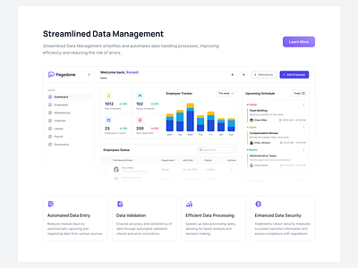 Feature list with dashboard image feature highlights features section interactive design product features ui design web design