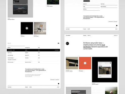 PersonalMark° - Portfolio template #4 blog cms concept design free landing page minimalist modern portfolio template ui ux web web design webdesign website