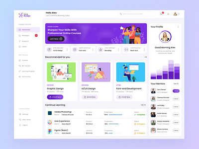 Remote Learning Platform Dashboard admin app app design course credit dapper dashboard dashboard design data menagement design education app ims dashboard interface product design remote education ui user interface web app website