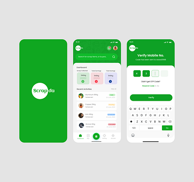 Scrap Da App ui