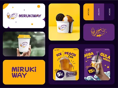 Mirukiway Branding, visual identity, corporate brand design branding design graphic design logo vector