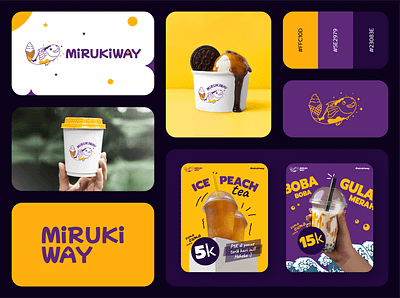 Mirukiway Branding, visual identity, corporate brand design branding design graphic design logo vector