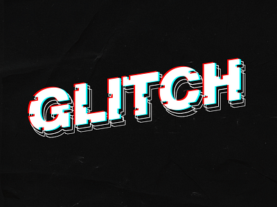 Glitch Typography Effect branding clean deformation design distortion download effect filter flickering glitch gradient grunge noise pixelbuddha reflection stretched text texture typography ui