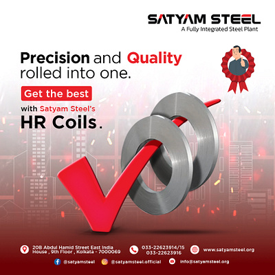 Trust Satyam Steel MS Coils for top-tier reliability.