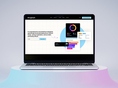 Taghash - Platform for venture capital and private equity firms agency branding design finance funds graphic design inspiration investment marketing mockup search engine optimization seo social media marketing taghash templates ui ux venture capial web development website