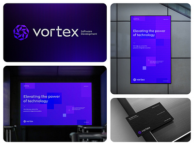 Vortex brand identity branding creative design creative designer design designer graphic design graphic designer logo logo design logo designer logo love logomark logos logotype modern logo software development timeless logo vector visual identity