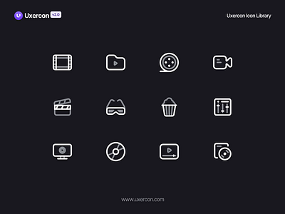 Film & Video - Uxercon branding design icon line icon logo motion graphics uiux uxercon