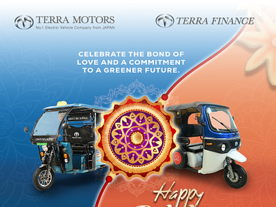 Drive safely and celebrate Raksha Bandhan with Tera Motors. 🎉🔋