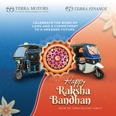 Drive safely and celebrate Raksha Bandhan with Tera Motors. 🎉🔋