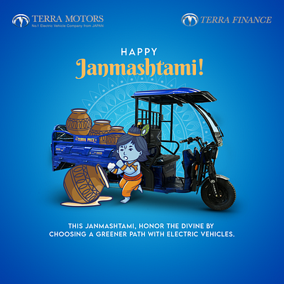 This Janmashtami, experience the joy of driving with Tera Motors