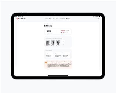 Goodcharlie Pet perks casestudy figma product productdesign ui ux