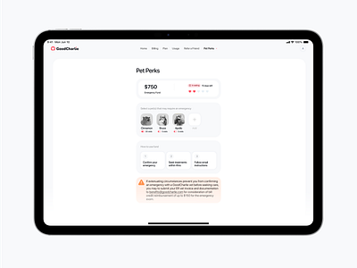 Goodcharlie Pet perks casestudy figma product productdesign ui ux