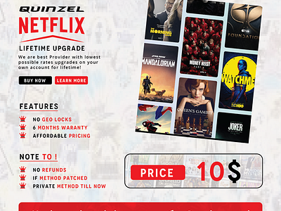 Quin Netflix Upgrade Thread graphic design ui