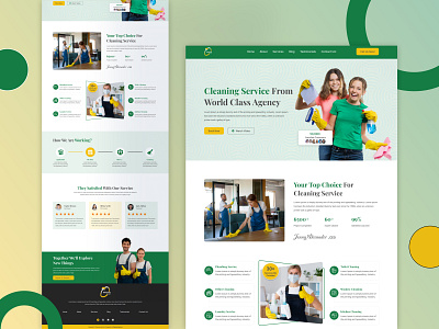 Cleaning Service Landing Page Design carwash cleaning agent cleaning business cleaning service clear dirty facilities gloves grass clean helping housekeeper laundry liquid maid mopping service soap sparkling vacuum cleaner wet floor