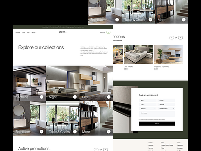 Furniture Website - Collection 2024 design ecommerce furniture market minimal shop ui ux web website