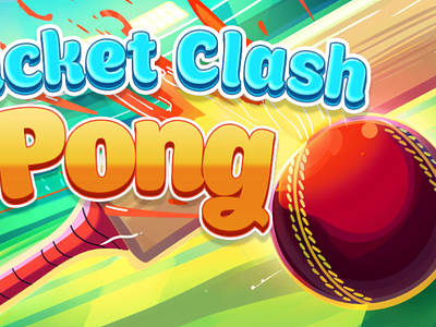 Cricket Clash Pong Art cricket game game game art game assets game design game ui sports game