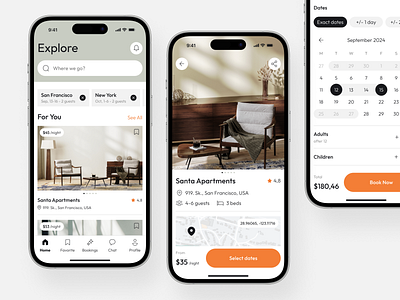 Booking Mobile App app app design app interfaces application application ui booking design mobile mobile app mobile app design mobile app ui mobile design mobile ui design mobile ui ux ui ui expert ui ux ui ux design uiux ux