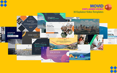 Movid Explainer Video Template explainer movid powerpoint template video