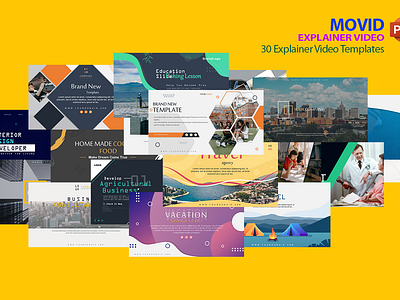 Movid Explainer Video Template explainer movid powerpoint template video