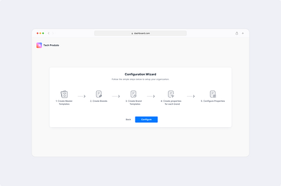 Configuration Wizard | Banquet Management admin panel banquet booking configuration wizard dashboard design hotel management internal web app management product design saas ui wizard wizard flow