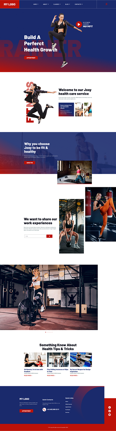 Dynamic Sports and Recreation Website UI Design 3d animation branding design graphic design gym website health website illustration logo marketing motion graphics sports website ui vector website development