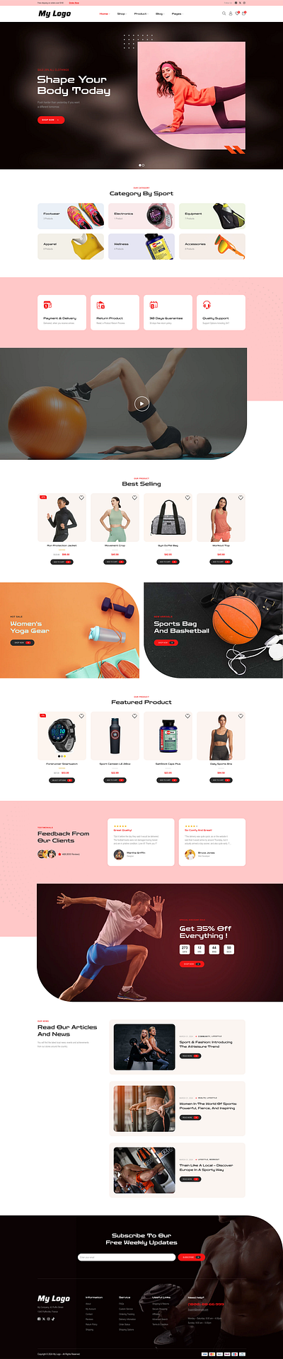 Dynamic Sports and Recreation Website UI Design 3d animation branding design ecommerce website graphic design illustration logo motion graphics portfolio design sports website ui ui design vector website design website porfolio