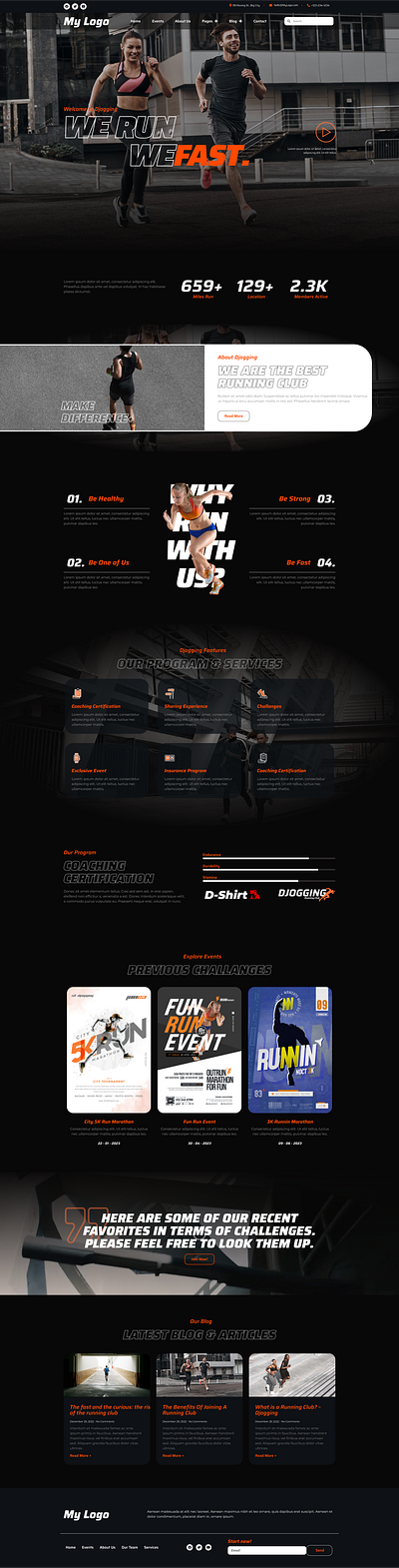 Dynamic Sports and Recreation Website UI Design 3d animation branding design graphic design gym website health website illustration logo motion graphics sports website ui ui design ui desing vector web design website development website portfolio