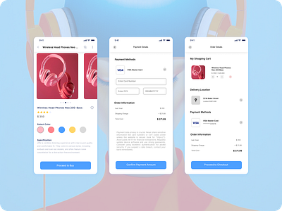 Checkout Page app branding design dribbble ecommerce idea ideas logo mobile app mockup new ui userflow ux