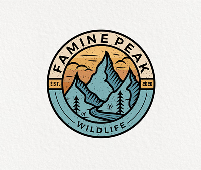 famine peak animation branding design graphic design illustration logo typography vector