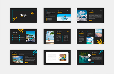 Travel and Leisure - Black black graphic design webdev website wordpress