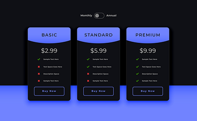 web subscription screen graphic design price table subscription webdev website