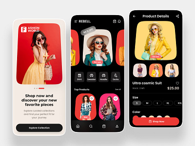 Stylish Fashion App fashion style trending trending 2024 uiux