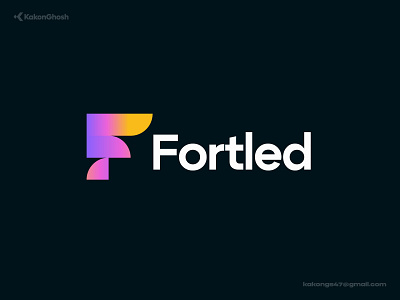 Logo Concept for Blockchain Apps app blockchain brand design brand identity branding chain design f f icon f logo f mark legder logo minimal modern logo tech web3