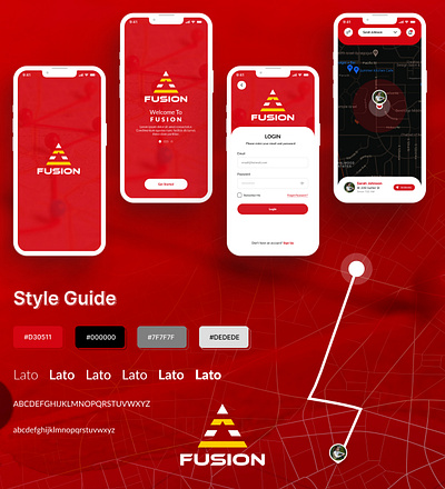 Fusion App Design app design design graphic design ui uiux