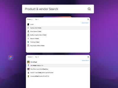 Product & vendor Search app product product designing product search search ui uiux user research vendor search