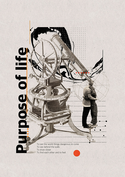 purpose of life collage design digital art illustration 그래픽디자인 꼴라주 꼴라쥬 일러스트 콜라주 콜라쥬