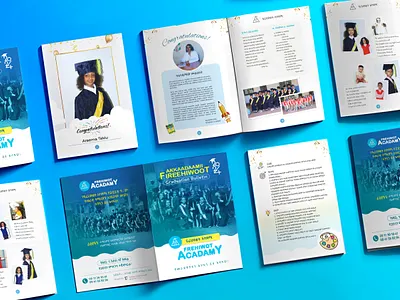 Kindergarten School Graduation Magazine Design creativeproject designinspiration graphicdesign layoutdesign magazinedesign printdesign schoolmagazine visualidentity