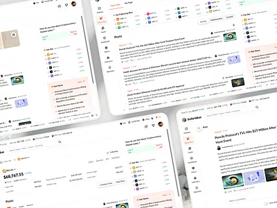 Token Bars - SoSo Value crypto trading data platform analytic articles bars btc chart coin crypto dashboard eth feed invest market cap news post stats token trade ui ux