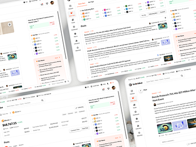 Token Bars - SoSo Value crypto trading data platform analytic articles bars btc chart coin crypto dashboard eth feed invest market cap news post stats token trade ui ux