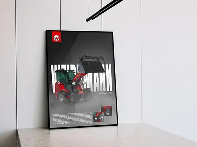 Hoftrac 1190 graphic design poster weidemann