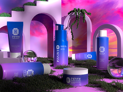 Tatvam Organics : Branding 3d branding cosm cosmetic design graphic design haircare illustration logo packaging skincare