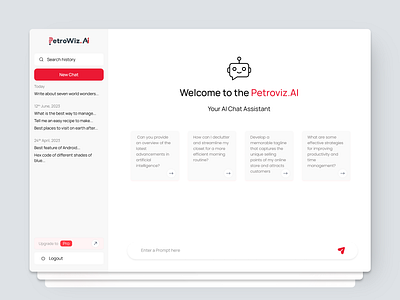 AI Chatbot - Website Design ai art ai bot ai chat ai chat website uiux design ai chatbot ai chatbot dashboard design ai chatbot landing page ai chatbot website design ai websites artficial intelligence chat ai chatbot landing page chatbot ui chatbot ui design chatbot ui design website chatbot web design landing page petrowiz ai uiux design web design