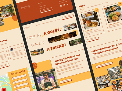 Responsive Website Design for a Family Owned Restaurant design illustration landing ui ux