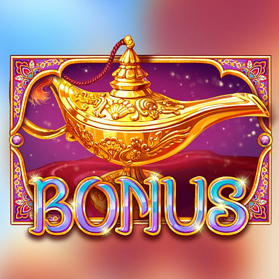 Bonus slot symbol for the Aladdin themed slot - A magic lamp aladdins lamp character art character design digital design digital graphics gambling game art game design game graphic graphic design lamp magic lamp slot character slot symbol symbol symbols developer symbols development