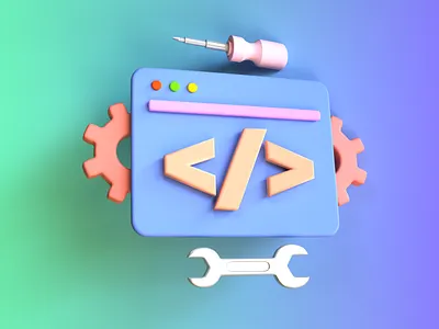 Software Development Icon 3d 3d art 3d assets 3d icon 3d icons pack 3d illustrations 3d object 3d render 3d website icons 3d websites blender blender icons blender render c4d development 3d icon houdini icon pack icons icons for websites motion design